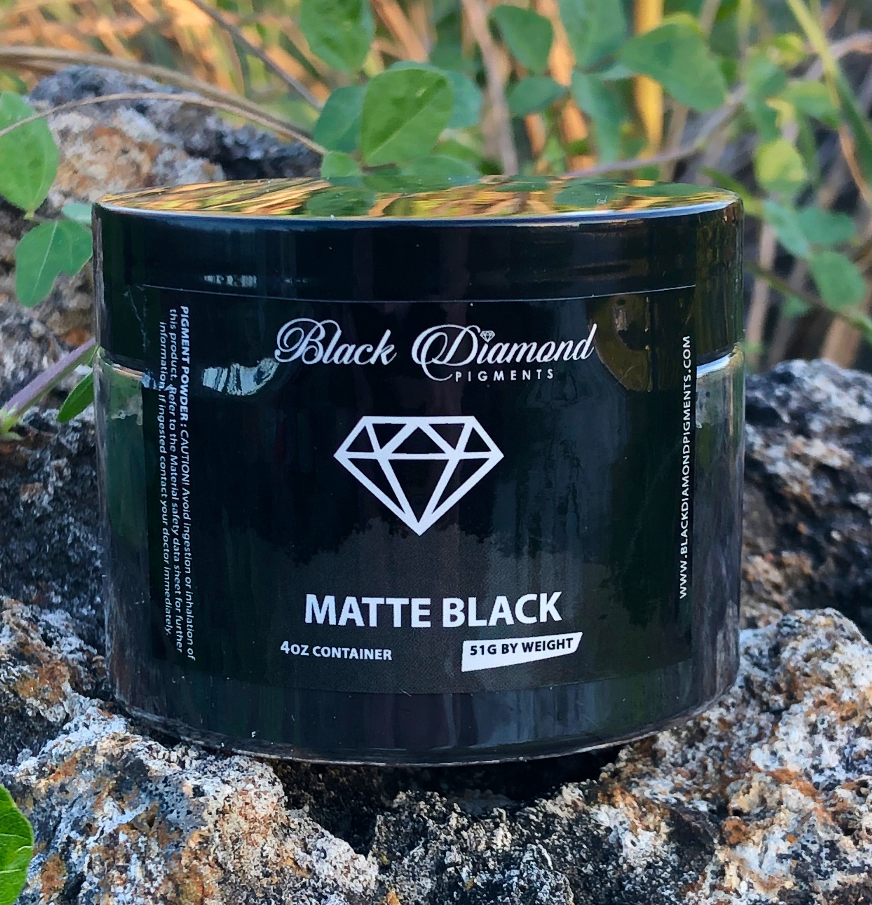 Matte Black - Professional grade mica powder pigment