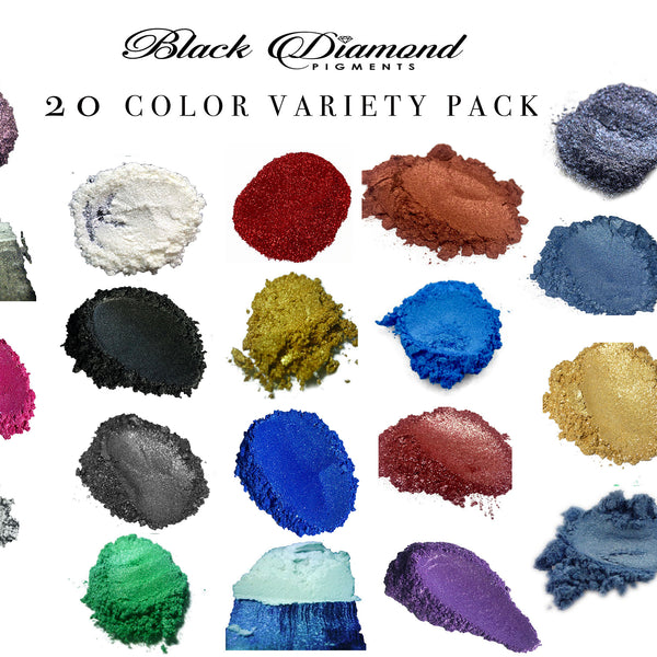 White Pigment Powder 10-Pack Set - Colorant for DIY - Epoxy Resin