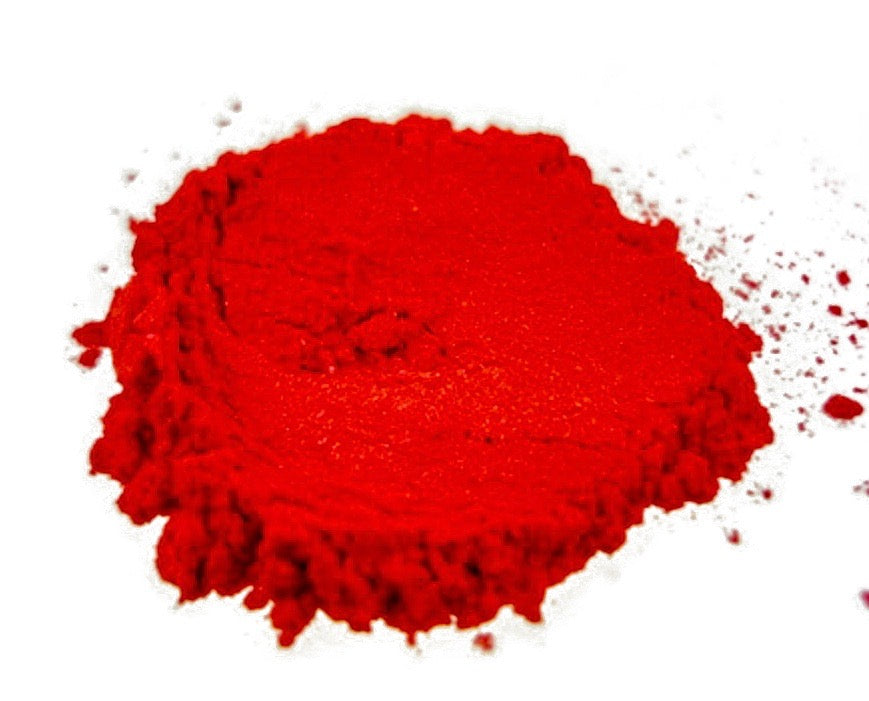 Mica Pigment Powder - High Pigment Pearl Series - Authentic Red