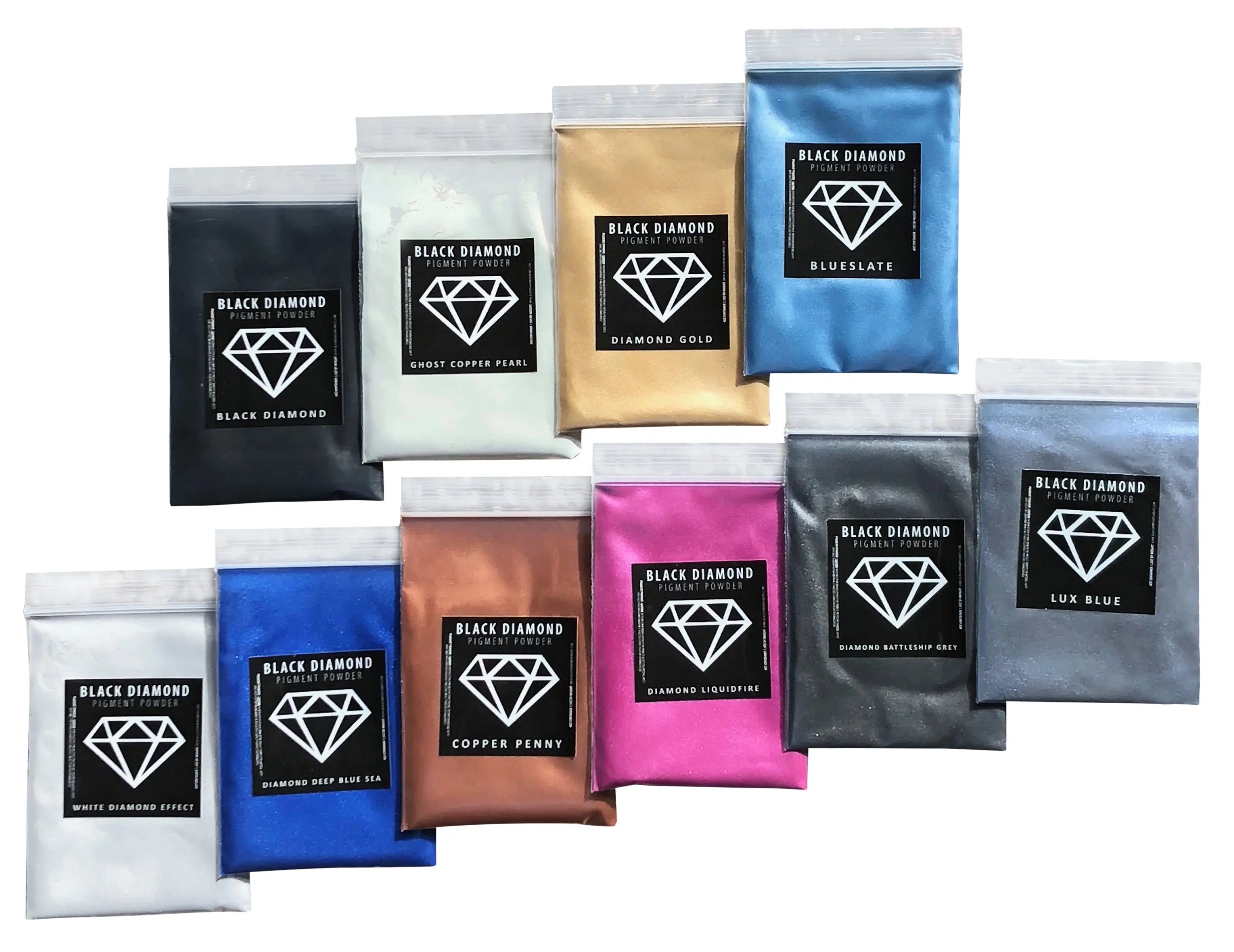 Black Diamond Pigments - Mica Powder - Liquid Metal Pearl - 51 Gram